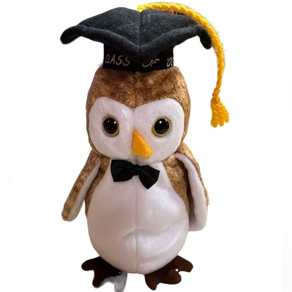 2000 TY Wisest Class of ‘00 Owl w/Tag in Plastic - Picture 1 of 7